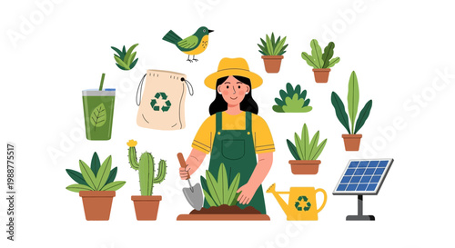 Eco friendly gardening for a sustainable future.