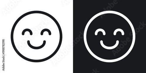 Improves mood and focus icons set in black and white stroke lines