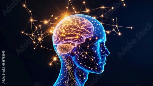 Abstract Representation of Human Brain Functionality with Neural Connections in a Digital Concept