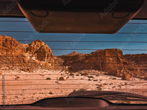 sunset in the mountains