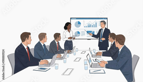 montage of business people working in a meeting