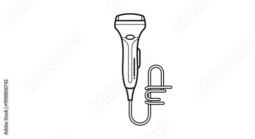 Electric Shaver with Holder, Personal Care Device, Bathroom Accessory