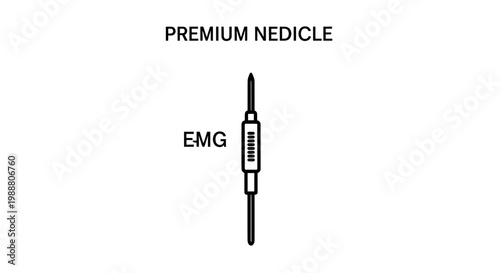 EMG Needle Electrode for Electromyography Medical Diagnostic Test