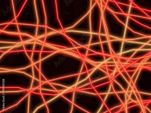 Magma Lava Crack Pattern Hot Glowing Design