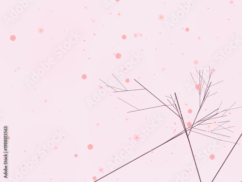 Cherry Blossom Sakura Flower Pattern Spring Background