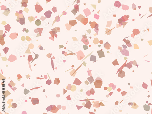 Modern Terrazzo Pattern Colorful Stone Chips Trendy Background