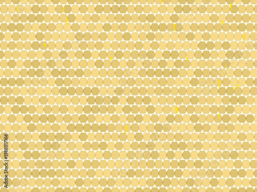 Natural Honeycomb Drip Honey Pattern Design Backdrop
