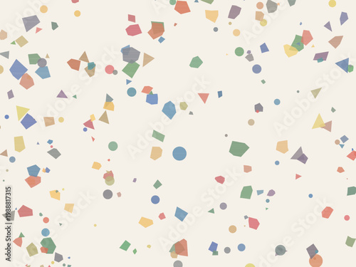 Modern Terrazzo Pattern Colorful Stone Chips Trendy Background