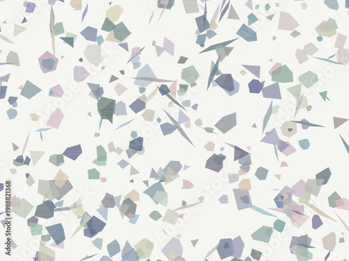 Colorful Terrazzo Fragments Organic Stone Mosaic Background