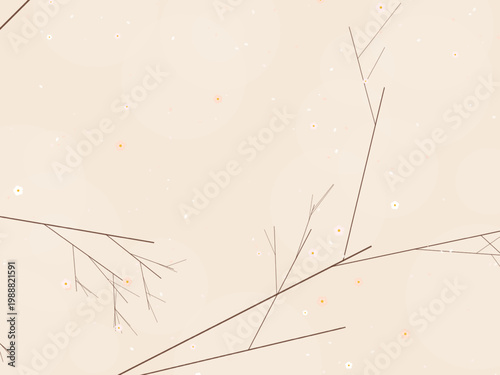 Sakura Cherry Flower Petal Pattern Background