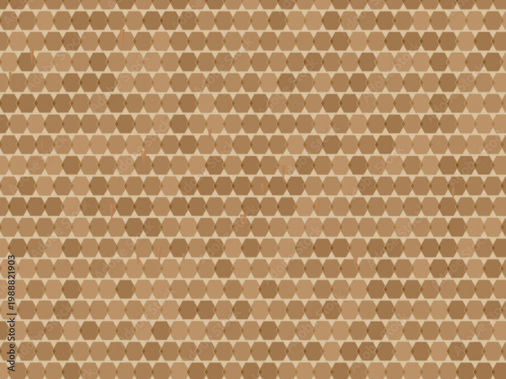 Fototapeta premium Hexagon Honeycomb Honey Drip Pattern Background