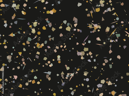 Trendy Terrazzo Speckled Confetti Modern Surface Texture Design