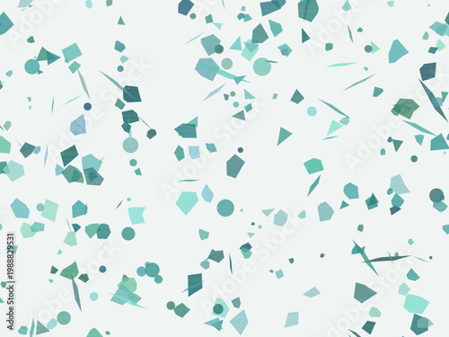 Colorful Terrazzo Fragments Organic Stone Mosaic Background