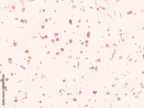 Colorful Terrazzo Fragments Organic Stone Mosaic Background