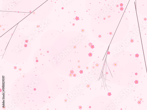 Japanese Cherry Blossom Sakura Pattern Design