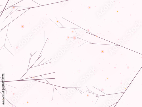 Cherry Blossom Sakura Flower Pattern Spring Background