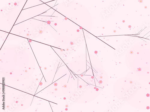 Cherry Blossom Sakura Flower Pattern Spring Background