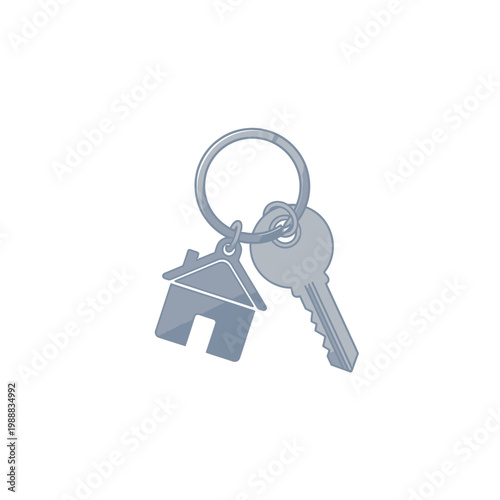 House Key and Keychain.