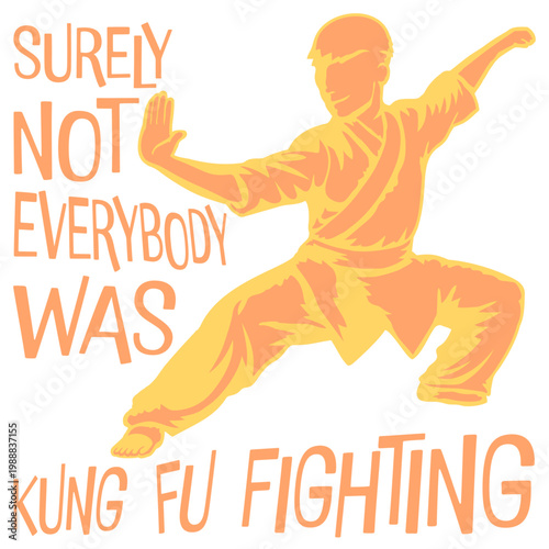 Surely Not Everybody Was Kung Fu Fighting – a brilliant, deadpan punchline to one of the most iconic songs ever. Perfect for music lovers and anyone with a sharp, skeptical sense of humor.