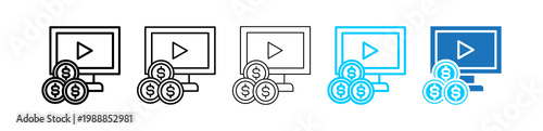 Monetization defferent icon