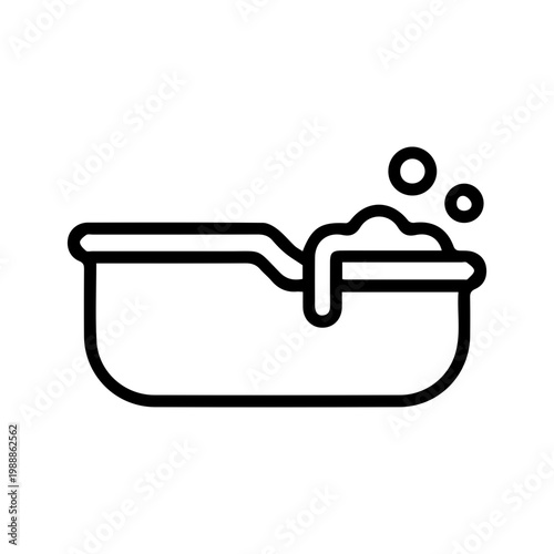 Bathtub with Bubbles Icon