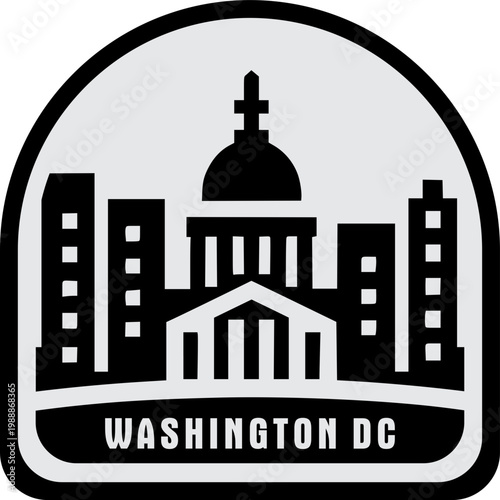 Washington DC Skyline Icon