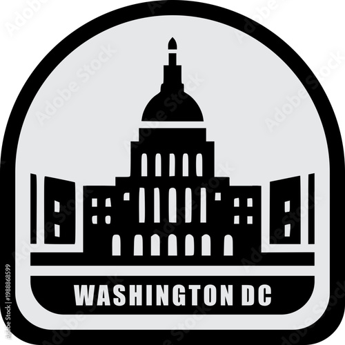 Washington DC Skyline Icon