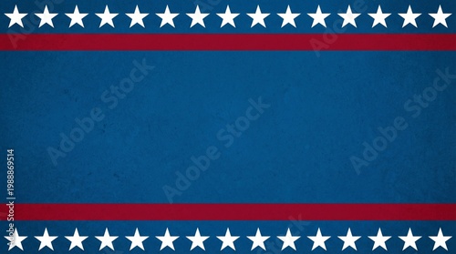 Patriotic Stars and Stripes Background with Copy Space suitable for USA Independence Day Moment