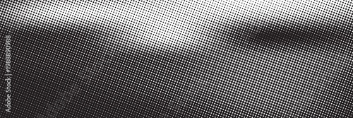Hexagon Shapes Vector Abstract Geometric Technology Oscillation Wave Isolated on Light Background. Halftone Hex Retro Simple Pattern. Minimal 80s Style Dynamic Tech Wallpaper