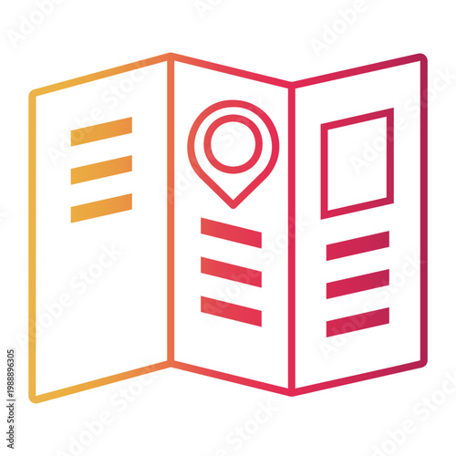 recommendation Line Gradient Icon