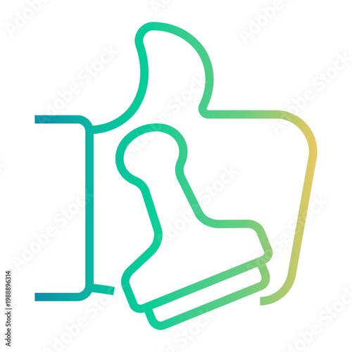 recommendation Line Gradient Icon