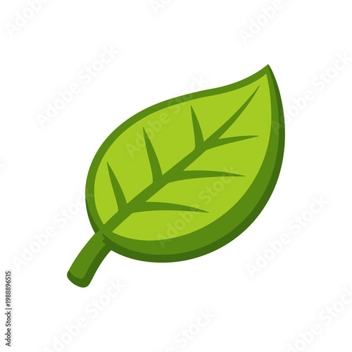Leaf 3D icon
Vector color 3D icon on a white background