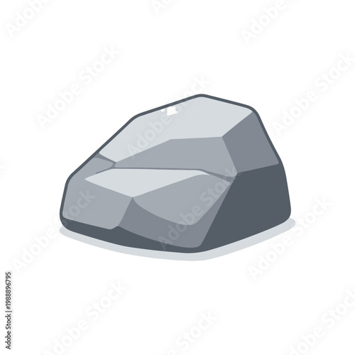 Stone 3D icon
Vector color 3D icon on a white background