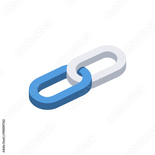 Link 3D icon
Vector color 3D icon on a white background