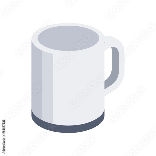 Cup 3D icon
Vector color 3D icon on a white background