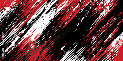 Gaming esport background striking stripes electric banner vector illustration design red black grunge brush wing comic pattern modern abstract concept livery stripes decal paint splash splatter.eps 10