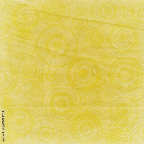 Warm yellow abstract circle pattern with soft textured look, bright seamless background perfect for summer themes, branding, wallpapers, and cheerful design use.