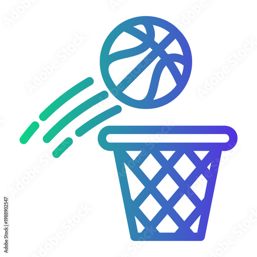 sports Line Gradient Icon