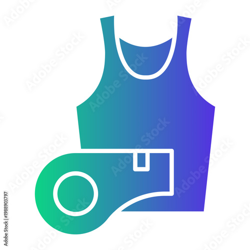 whistle Gradient icon