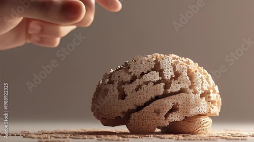 Human Brain Puzzle Representing Rational Thinking and Logic