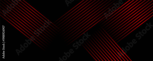 Latar belakang gradien garis hitam dan merah abstrak untuk latar belakang atau presentasiPrint