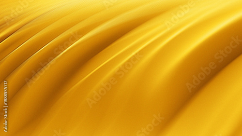 Cuadro en lienzo abstract grainy background dengan pola golden silky waves atau gelombang kain sutra berwarna emas