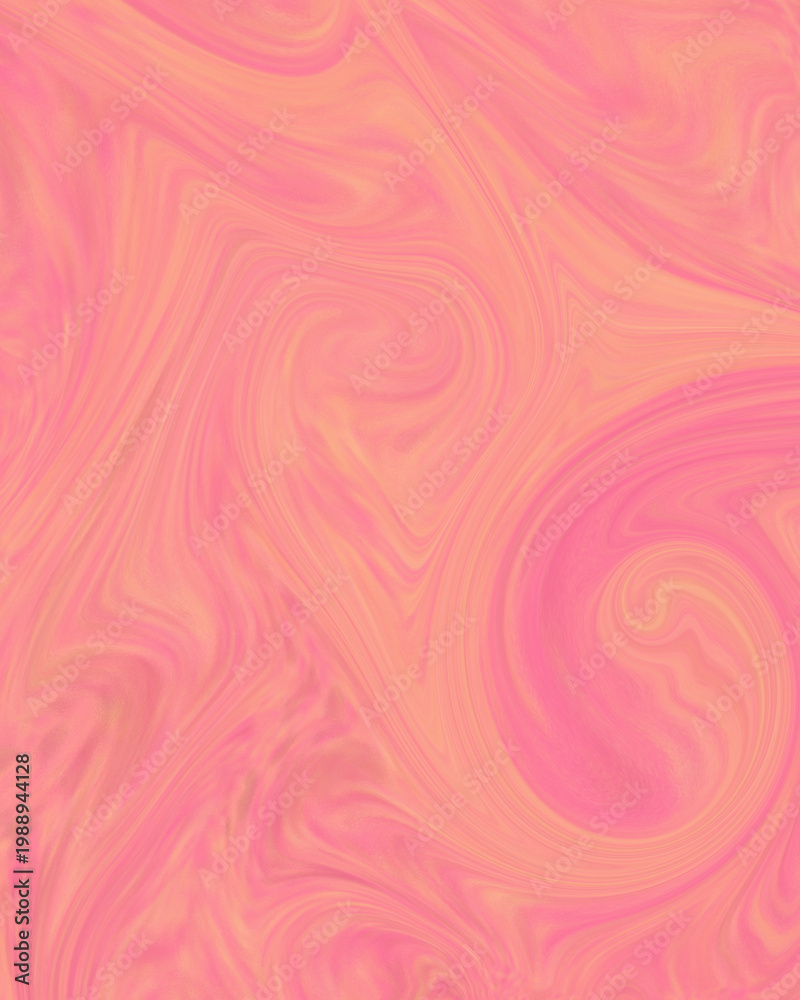 Fototapeta premium Abstract pastel liquid marble background with pink and yellow fluid swirl for wallpaper or background