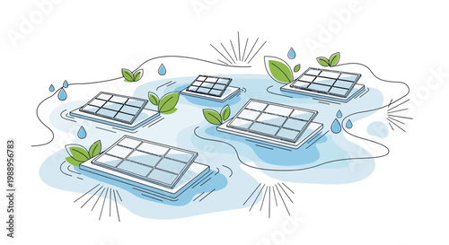 Solar Panels Renewable Energy System.