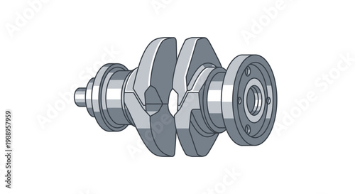 Crankshaft Engine Component.