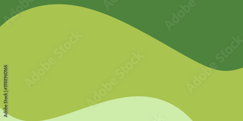 Modern abstract green fluid shapes. Aesthetic vector background illustration with fluid green shapes and smooth curves perfect for eco-friendly branding and digital marketing banner designs.