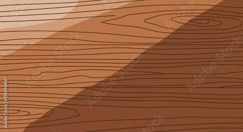 Wooden surface with grain pattern.