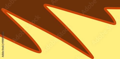 Retro sharp zigzag wave background. Bold sharp zigzag wave illustration vector background with retro color palette. Suitable for energetic brand identity and contemporary artistic patterns.