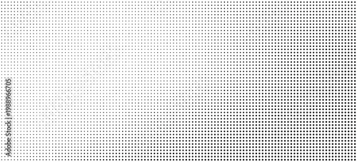 Retro grunge overlay halftone dot pixel pattern backdrop, gradient texture and digital technology background in pop art comic style. Distressed halftone dotted banner frame for social media business.