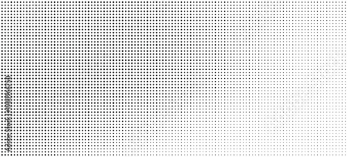 Retro grunge overlay halftone dot pixel pattern backdrop, gradient texture and digital technology background in pop art comic style. Distressed halftone dotted banner frame for social media business.